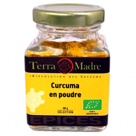 Curcuma bio poudre 30 g Terra Madre v1