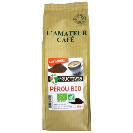 Café bio du Pérou Fructivia L'Amateur Café 250 g v1