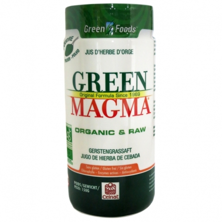 Green Magma poudre de jus d'herbe d'orge Celnat 150g v1